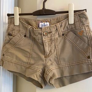 AE khaki shorts